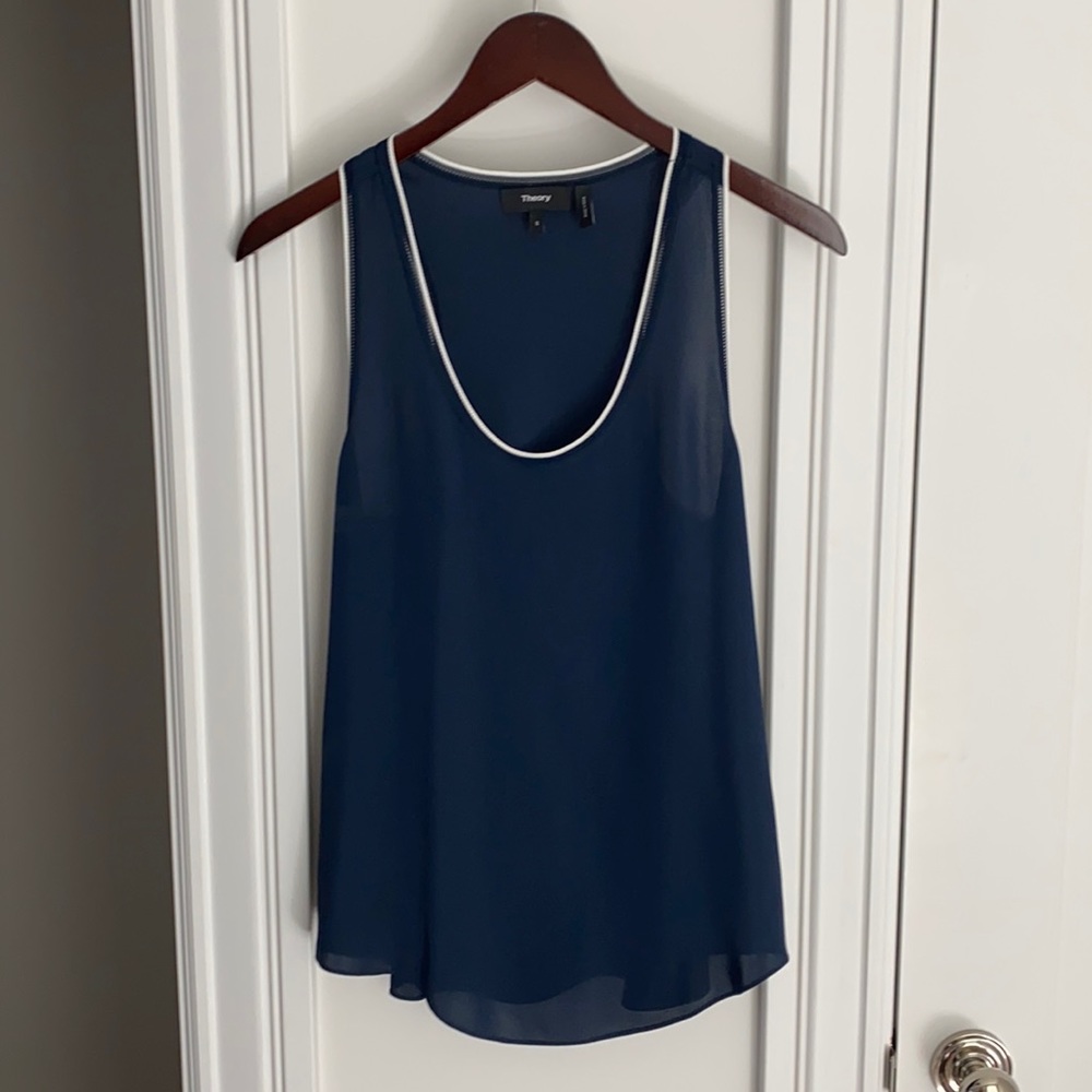 Theory silk tank top